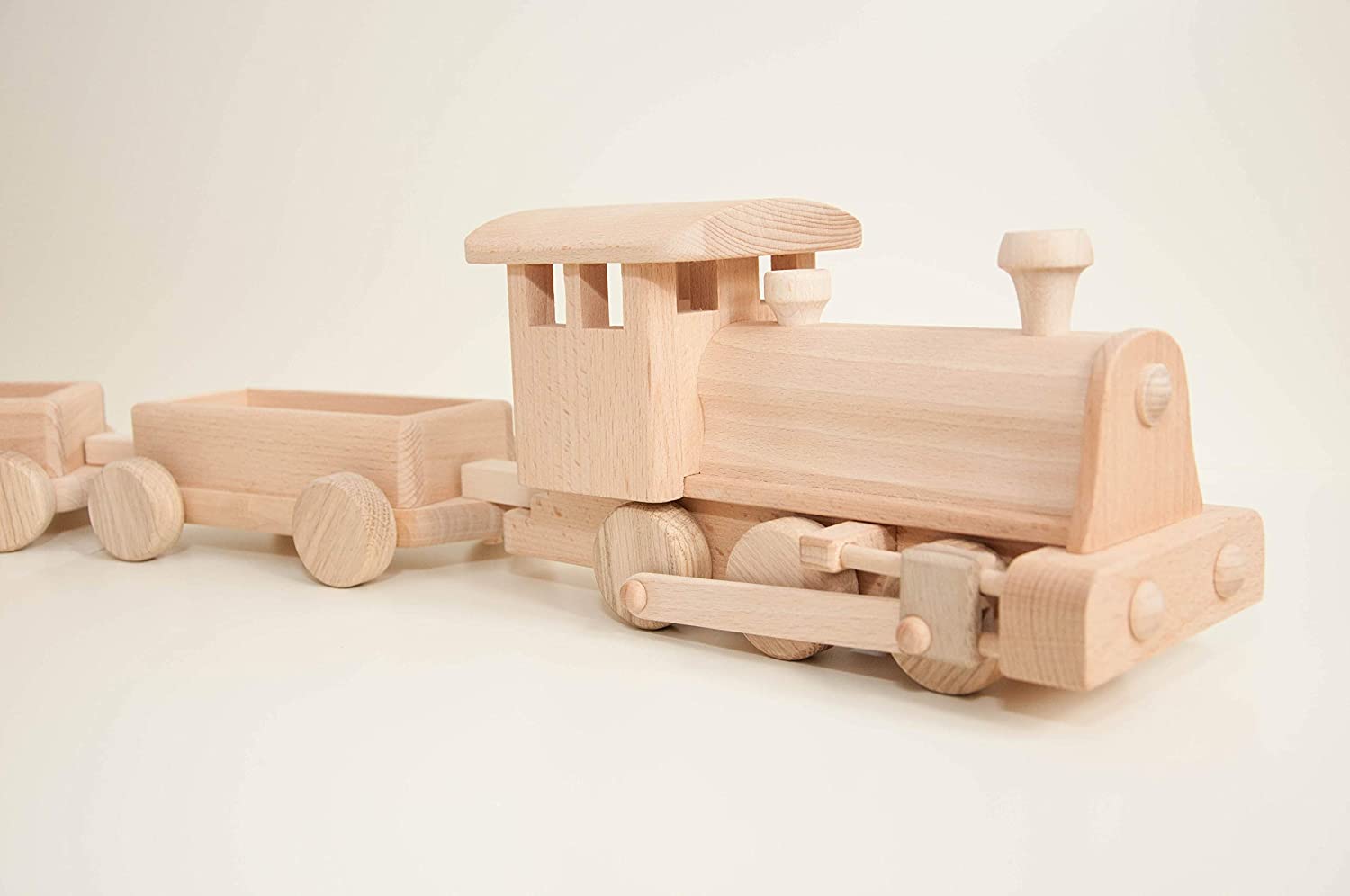 Wooden toy train